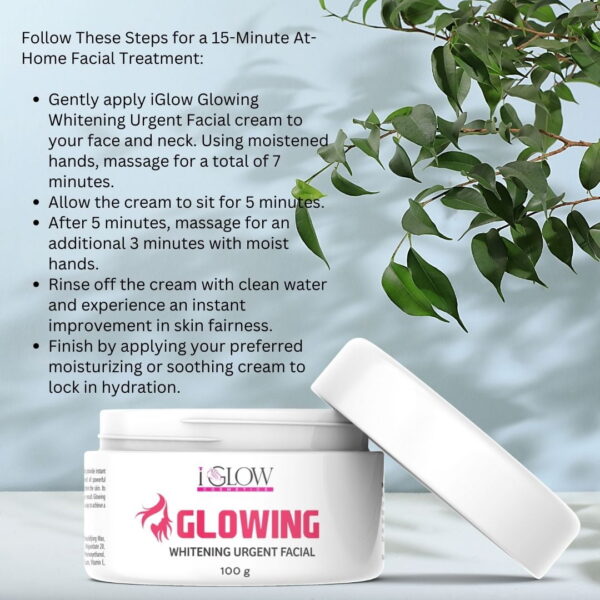 iGlow Glowing Whitening & iGlow Zafrani Urgent Facial Combo