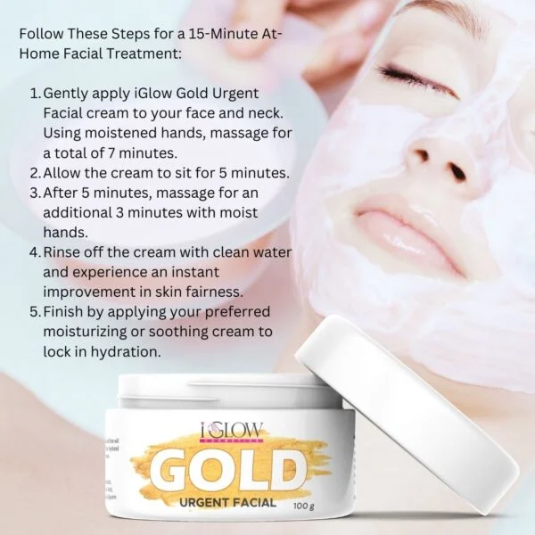 Gold Urgent Facial for Glowing Skin