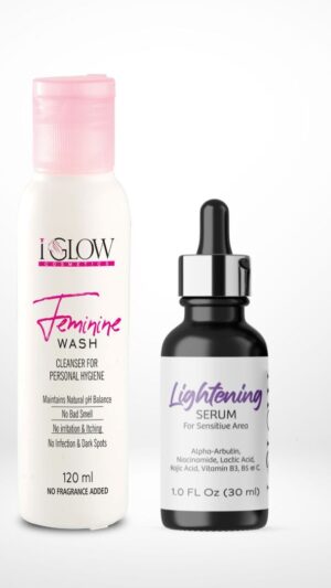 Feminine Wash and Lightening Serum Combo
