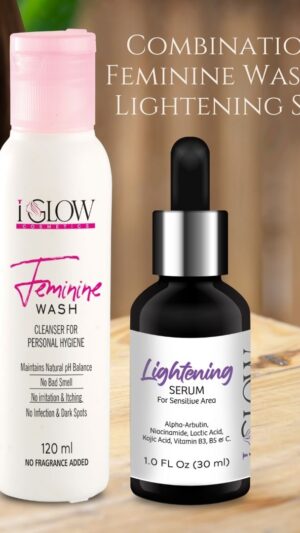 Feminine Wash & Lightening Serum Combo