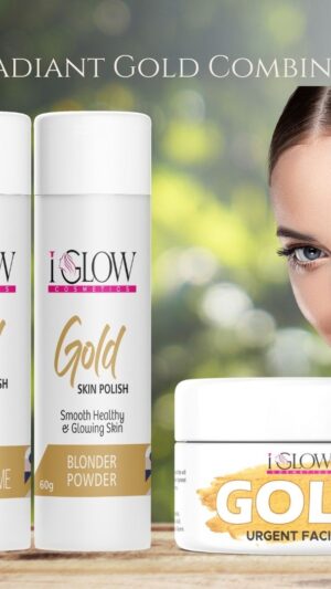 Gold Glowing Locks Skin Polish & Gold Urgent Facial Combo