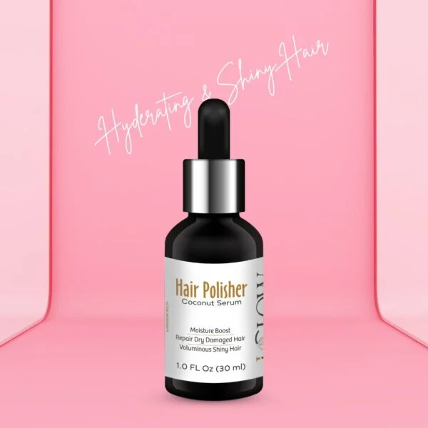 iGlow Hair Polisher Coconut Serum - Anti-Frizz Shine & Moisture Boost