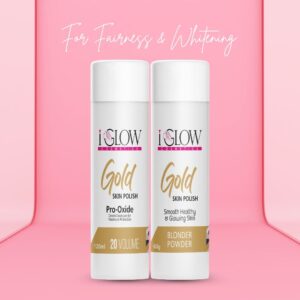 iGLow Gold Skin Polish For Skin Fairness & Whitening