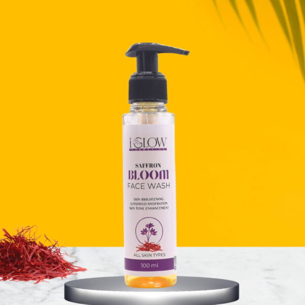 Saffron Bloom Face Wash for Vibrant Skin