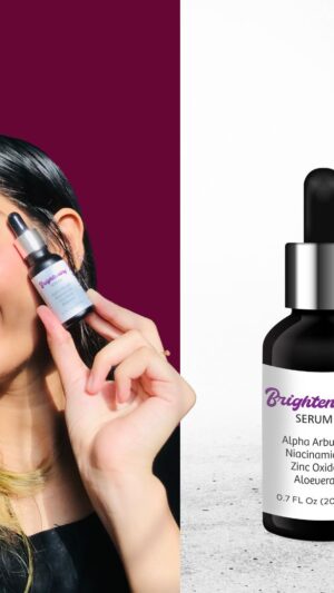 Brightening Serum for Glowing Locks and Fairness